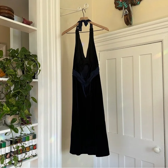 VTG Coldwater Creek Velvet Dress - Picture 2 of 4